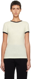 BITE Off-White Crewneck T-Shirt