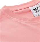 adidas Originals - Logo-Print Cotton-Jersey T-Shirt - Pink
