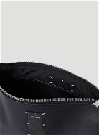 Icon Zero Ruched Strap Shoulder Bag in Black