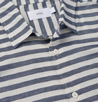 Onia - Albert Slim-Fit Striped Voile Shirt - Men - Navy