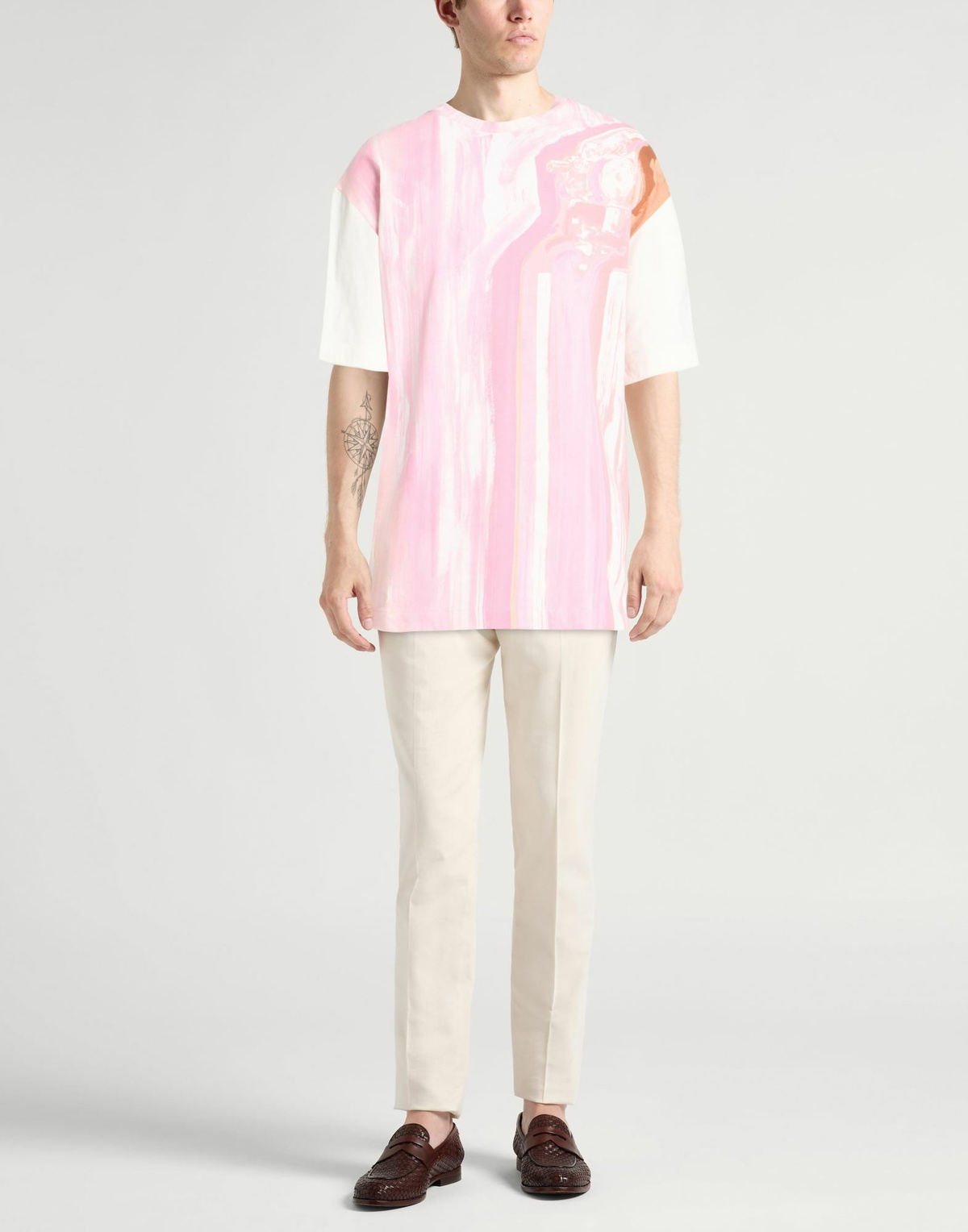 Jil Sander Mens T-shirt in Pink