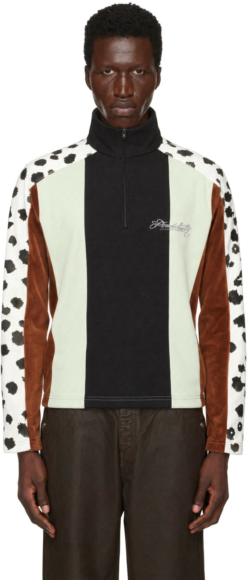 PDF Multicolor Tony Long Sleeve Sweater