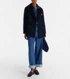 Tory Burch Logo suede loafers