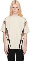 Mugler Beige Illusion T-Shirt