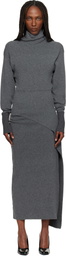 Lanvin Gray Wool & Cashmere Maxi Dress