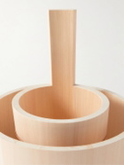 Japan Best - Hinoki Cypress Wood Bath Set