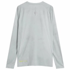 Nike Stride Long Sleeve T-Shirt in Smoke Grey