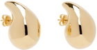 Bottega Veneta Gold Small Drop Earrings