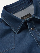 Brioni - Denim Western Shirt - Blue