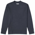 MHL by Margaret Howell Men's Thermal Crew Sweat in Ink