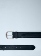 Dries Van Noten Embossead Seam Leather Belt