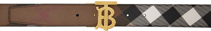 Photo: Burberry Reversible Brown Check Belt