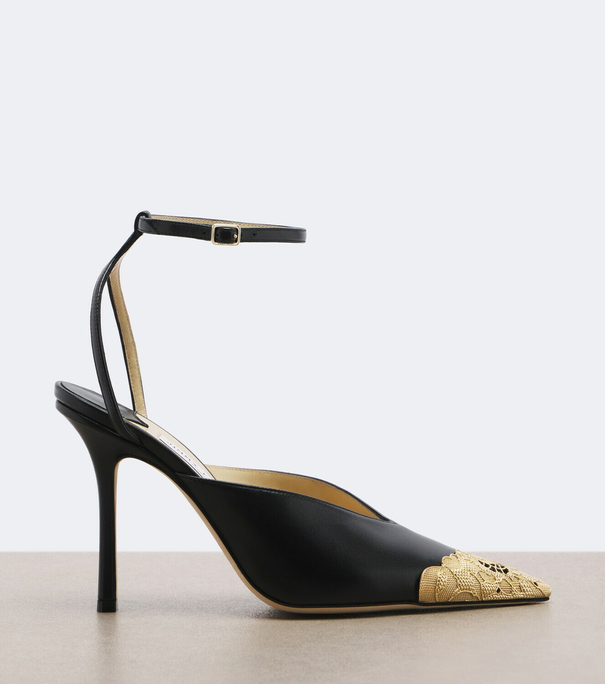 Jimmy Choo Faiz leather slingback pumps