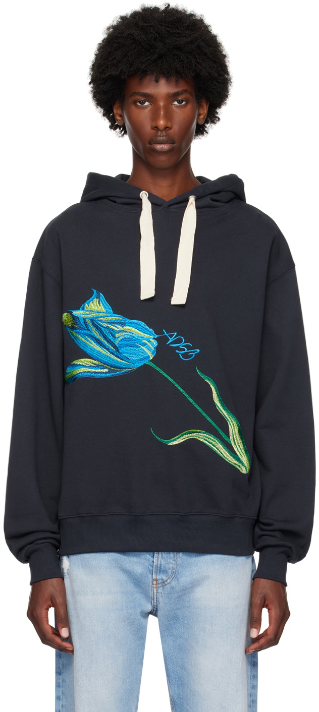 Andersson Bell Black Essential 'ADSB' Fiore Hoodie Andersson