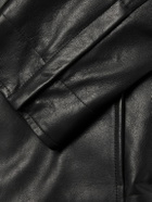 Bottega Veneta - Textured-Leather Blouson Jacket - Black