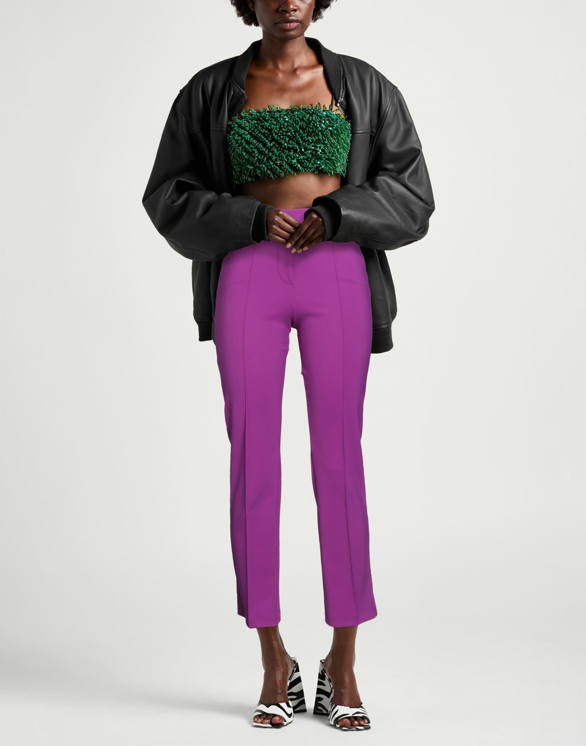 Chiara Boni La Petite Robe Womens Pants Mauve