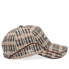 Umbro Men's Checked Cap in Beige Check 