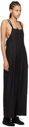 Bode Black Gardner Jumpsuit