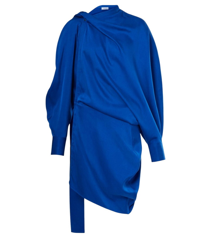 Photo: Ferragamo Asymmetric draped minidress