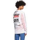 Helmut Lang White Willie Norris Edition Long Sleeve T-Shirt