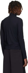 MM6 Maison Margiela Black Zip Top