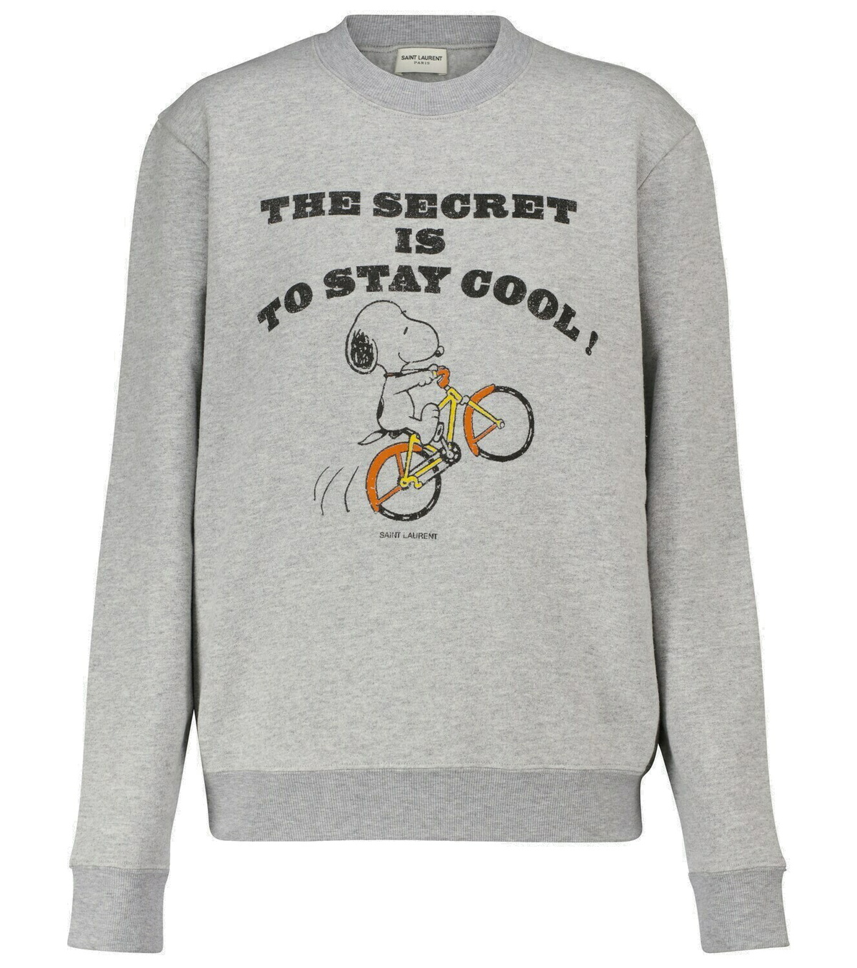Saint Laurent x Snoopy cotton-blend jersey sweatshirt Saint Laurent