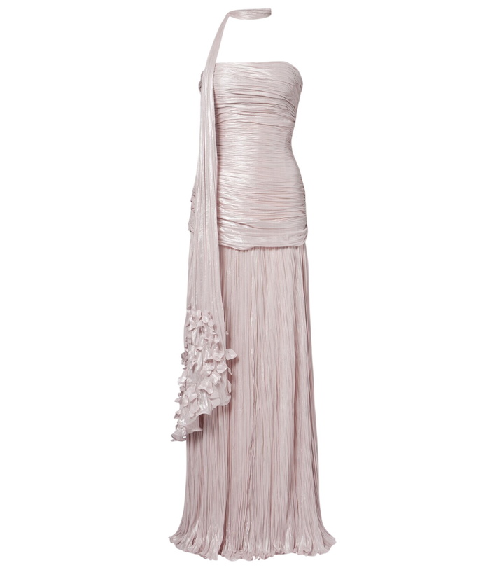 Photo: Marmar Halim Dayana ruched scarf-detail gown