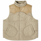 FrizmWORKS Men's Mountain Down Vest in Beige