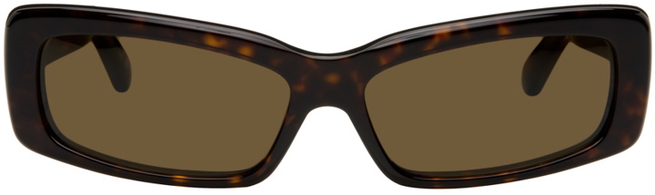 Photo: Balenciaga Tortoiseshell Oversize Rectangle Sunglasses