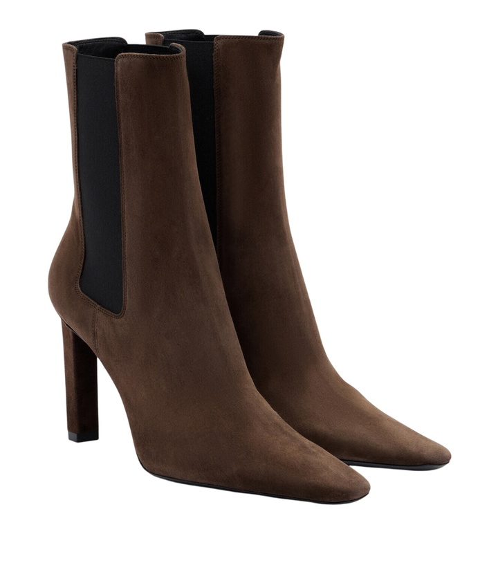 Photo: Saint Laurent Francoise suede ankle boots