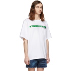 Dsquared2 White Dyed Mert and Marcus 1994 Edition Slouch Fit T-Shirt