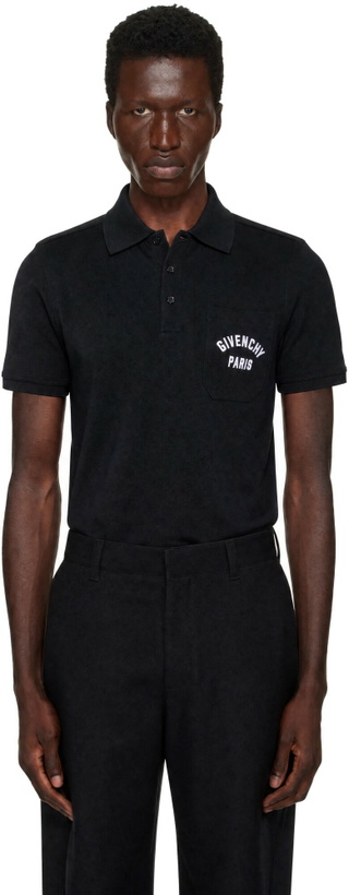 Photo: Givenchy Navy Front Pocket Polo