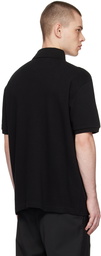 Han Kjobenhavn Black Three-Button Polo