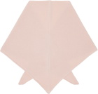MM6 Maison Margiela Pink Wool-Blend Scarf