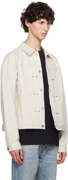 John Elliott Off-White Thumper Type II Denim Jacket