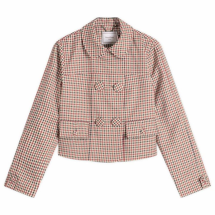 Photo: House Of Sunny Women's Marie Jacket in Wine Multi