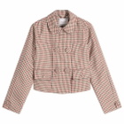 House Of Sunny Women's Marie Jacket in Wine Multi