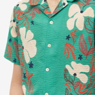 Paul Smith Men's Sea and Shells Vacation Shirt in Green