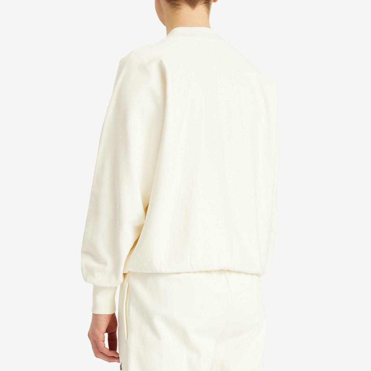 Late Checkout Men's Crewneck Sweatshirt in White
