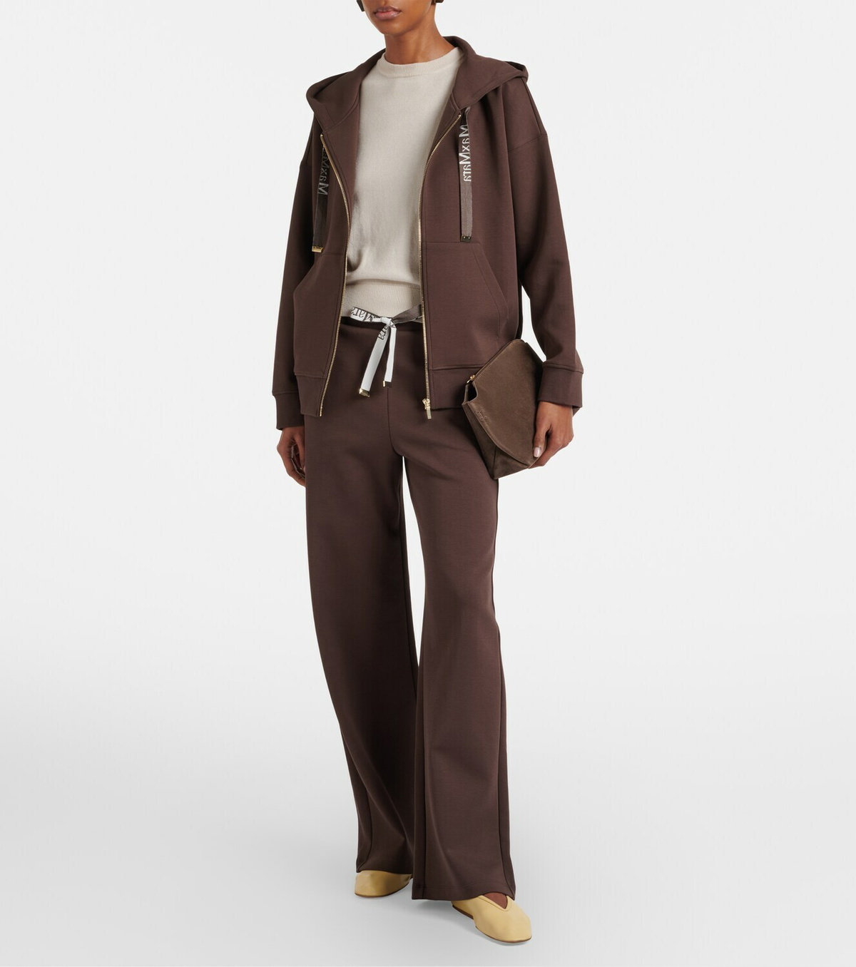 'S Max Mara Jour cotton-blend hoodie