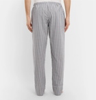Zimmerli - Checked Cotton Pyjama Trousers - Gray