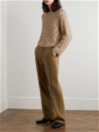 Séfr - Ryo Textured Knitted Sweater - Brown