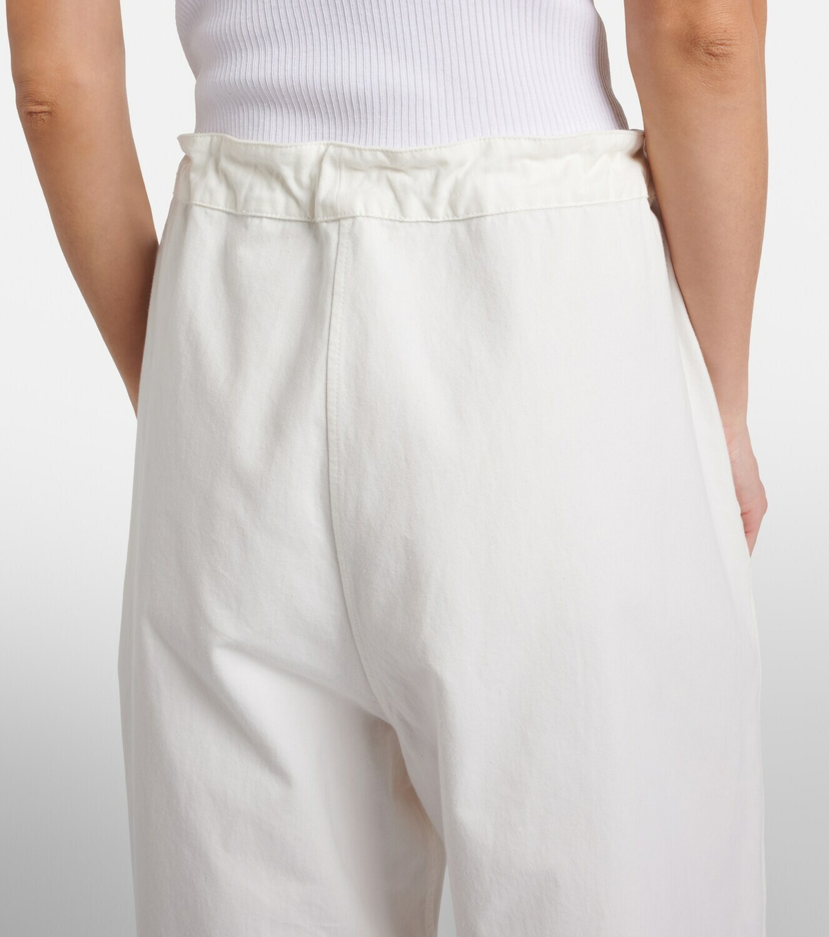 The Row Faldra cotton Bermuda shorts