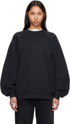 AGOLDE Black Valma Sweatshirt