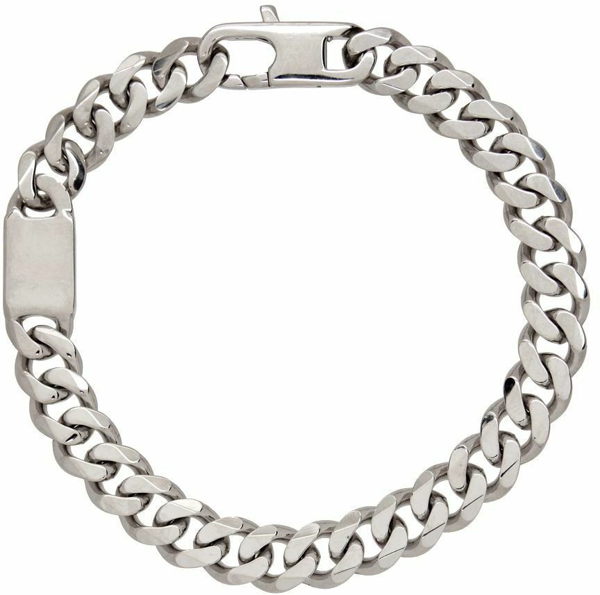 Giorgio Armani Silver Curb Chain Bracelet Giorgio Armani