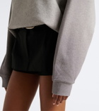Acne Studios Logo cotton fleece sweatshirt