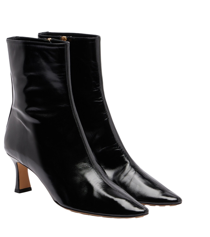 Photo: Bottega Veneta Sofia leather ankle boots