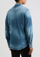 DSQUARED2 Western Distressed Denim Shirt