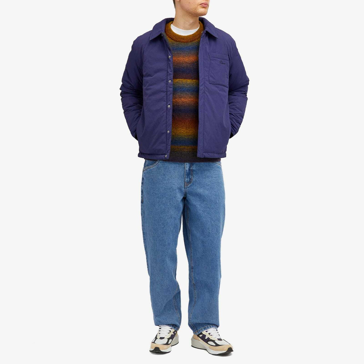 Dime Men's Baggy Denim Pants in Indigo Washed Dime