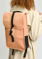 Rains Mini Rubberised Backpack - Peach - One Size